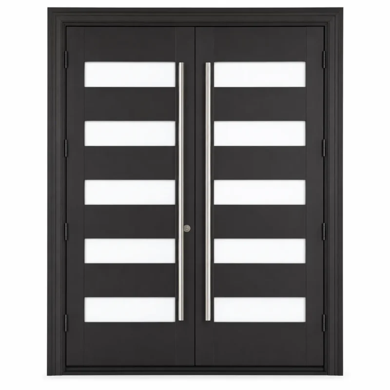 F2-V2 fiberglass entry door Amazon white background