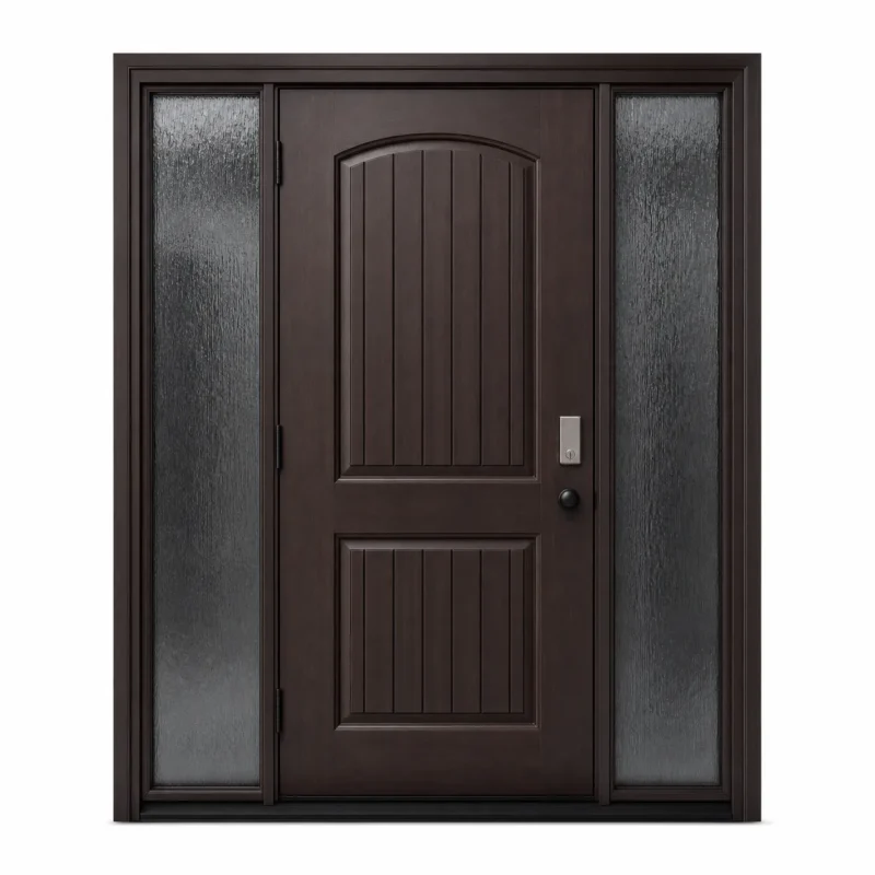 F21-MFD051 fiberglass entry door Amazon white background