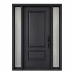 F22-V2 fiberglass entry door Amazon white background