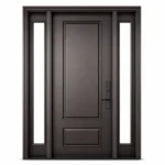 F29-MFD042 fiberglass entry door Amazon white background