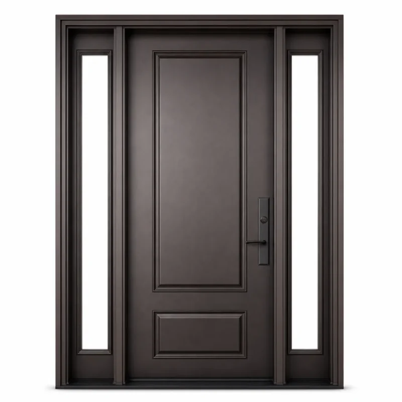 F29-MFD042 fiberglass entry door Amazon white background
