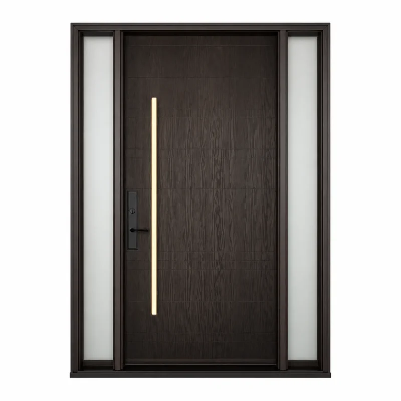 F30-MFD041 fiberglass entry door Amazon white background