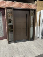 F33-MFD038 fiberglass entry door original product view