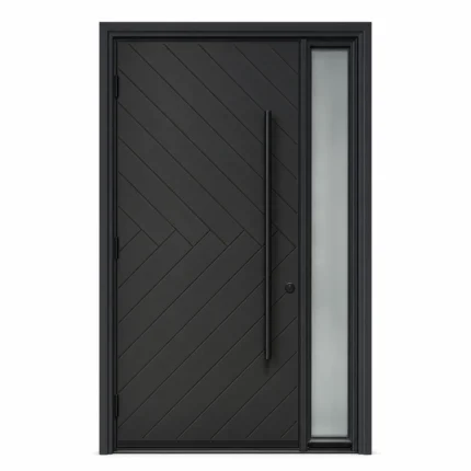 F34-V1 fiberglass entry door Amazon white background