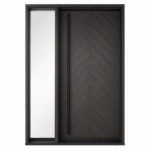F34-V2 fiberglass entry door Amazon white background