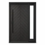 F34-V3 fiberglass entry door Amazon white background