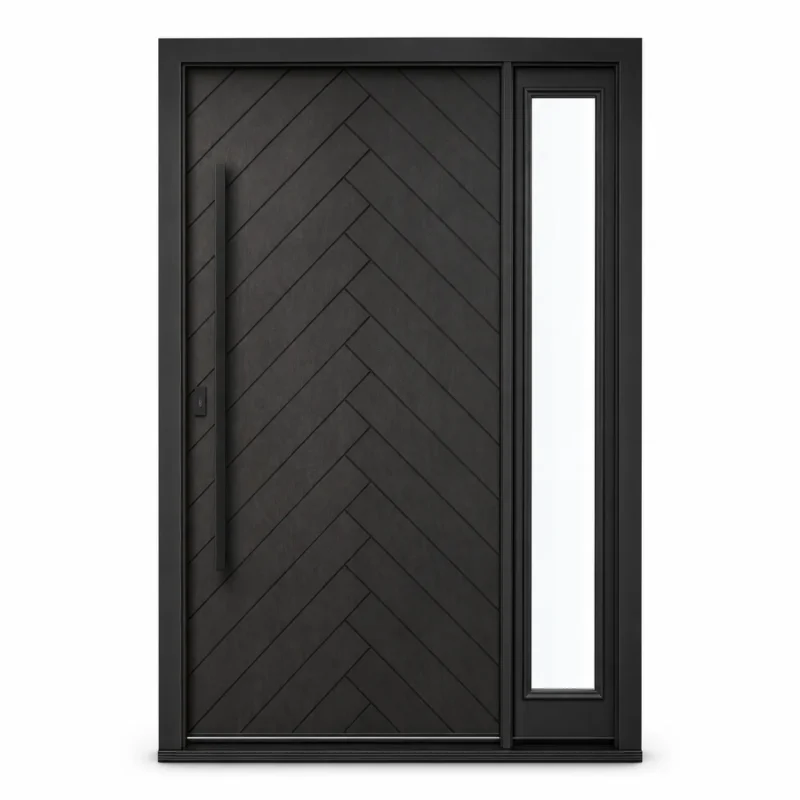 F34-V3 fiberglass entry door Amazon white background
