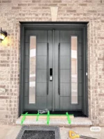 F35-V1 fiberglass entry door original product view