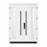 F35-V2 fiberglass entry door Amazon white background