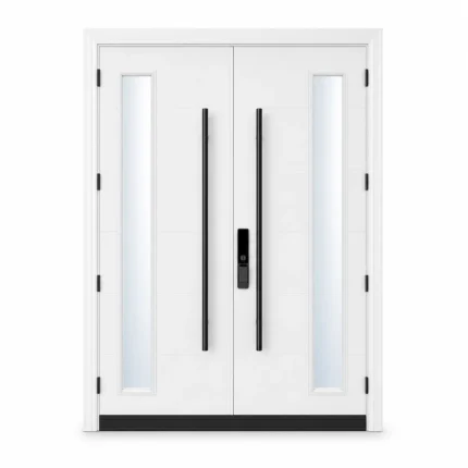 F35-V2 fiberglass entry door Amazon white background