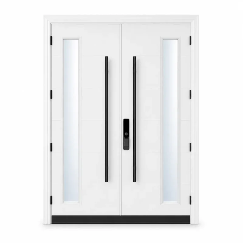 F35-V2 fiberglass entry door Amazon white background