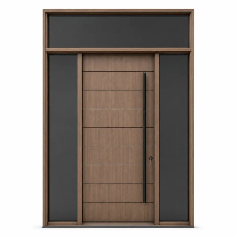 F37-MFD031 fiberglass entry door Amazon white background
