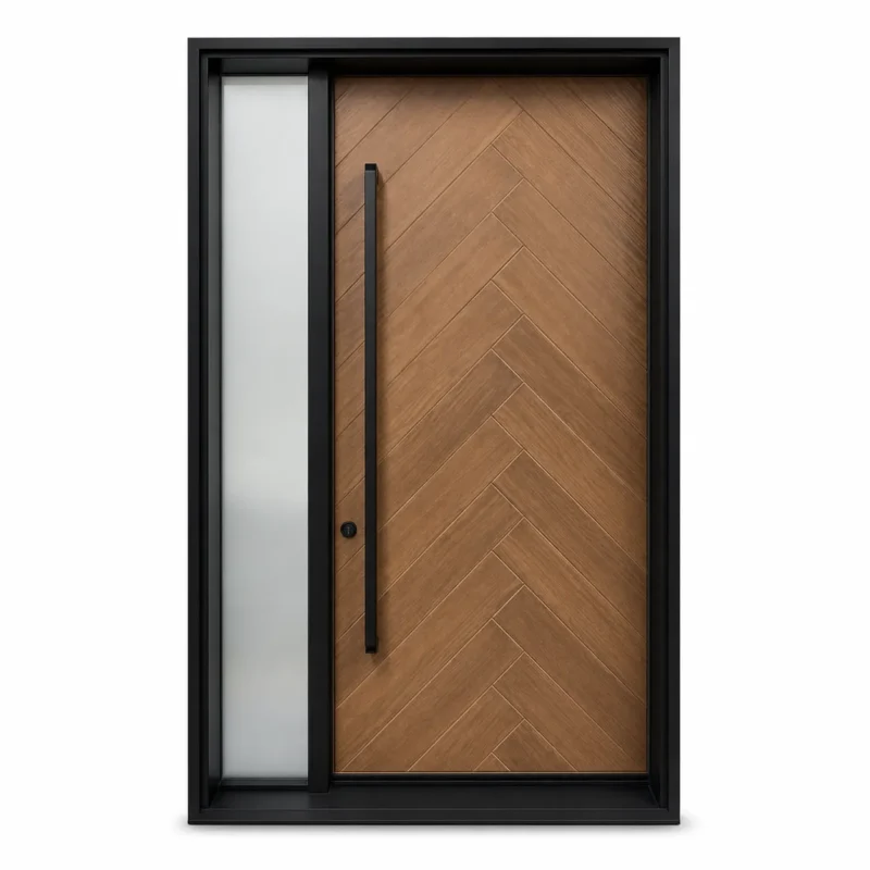 F38-MFD030 fiberglass entry door Amazon white background