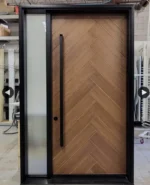 F38-MFD030 fiberglass entry door original product view