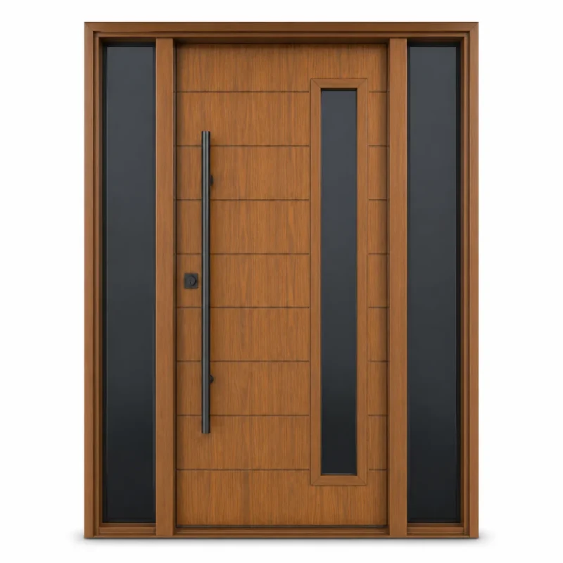 F39-MFD029 fiberglass entry door Amazon white background