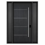 F4-V1 fiberglass entry door Amazon white background