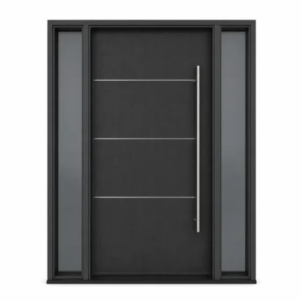 F4-V2 fiberglass entry door Amazon white background