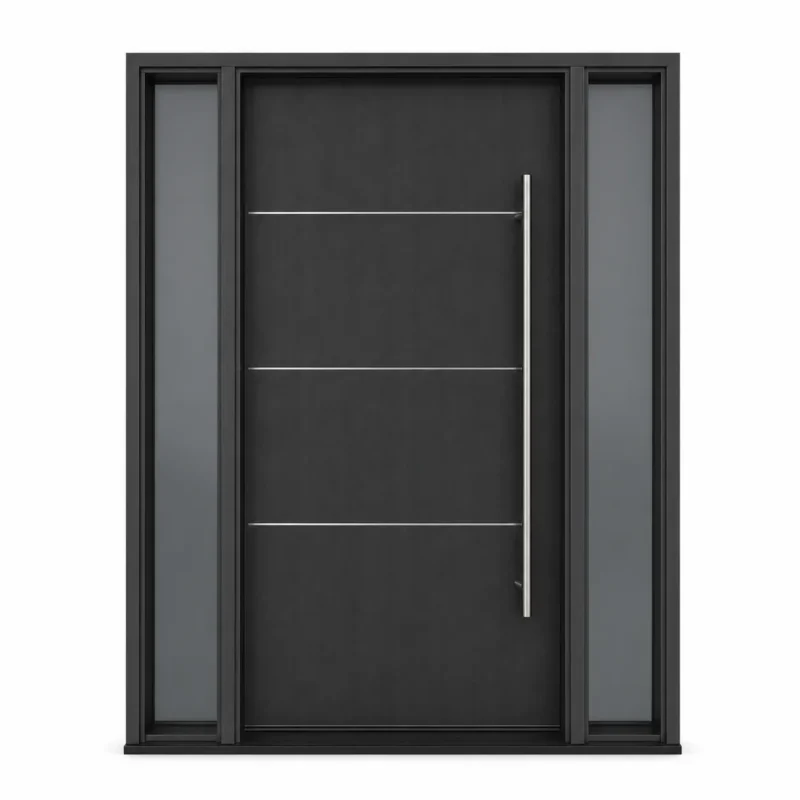 F4-V2 fiberglass entry door Amazon white background