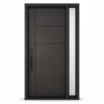 F42-V1 fiberglass entry door Amazon white background