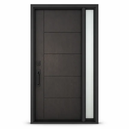 F42-V1 fiberglass entry door Amazon white background