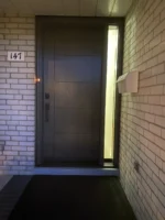 F42-V1 fiberglass entry door original product view