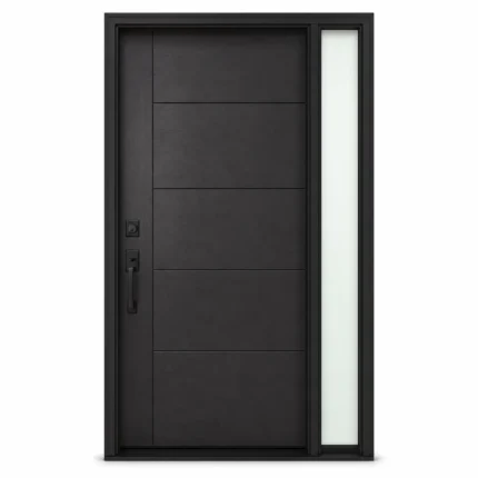 F42-V2 fiberglass entry door Amazon white background