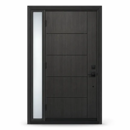F42-V3 fiberglass entry door Amazon white background