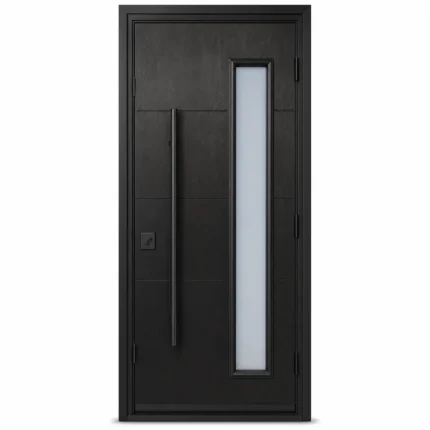 F43-V1 fiberglass entry door Amazon white background