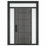 F45-V2 fiberglass entry door Amazon white background