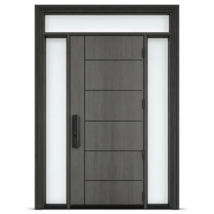 F45-V2 fiberglass entry door Amazon white background