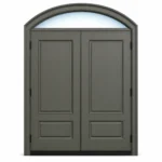 F46-V1 fiberglass entry door Amazon white background