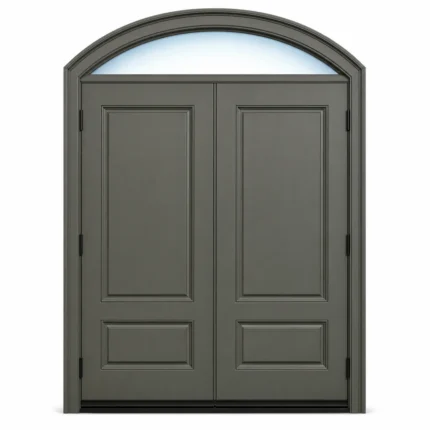 F46-V1 fiberglass entry door Amazon white background