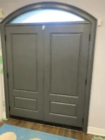 F46-V1 fiberglass entry door original product view