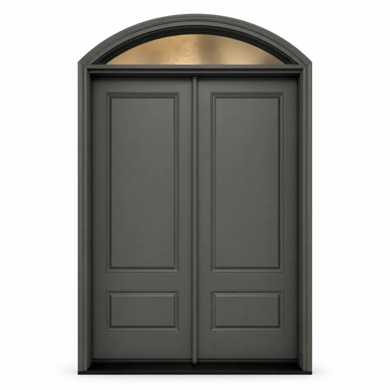 F46-V2 fiberglass entry door Amazon white background