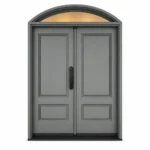 F46-V3 fiberglass entry door Amazon white background