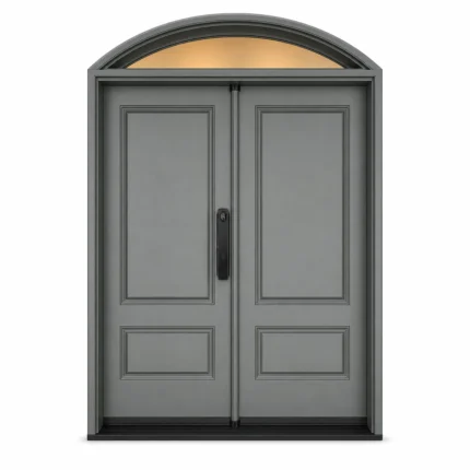 F46-V3 fiberglass entry door Amazon white background