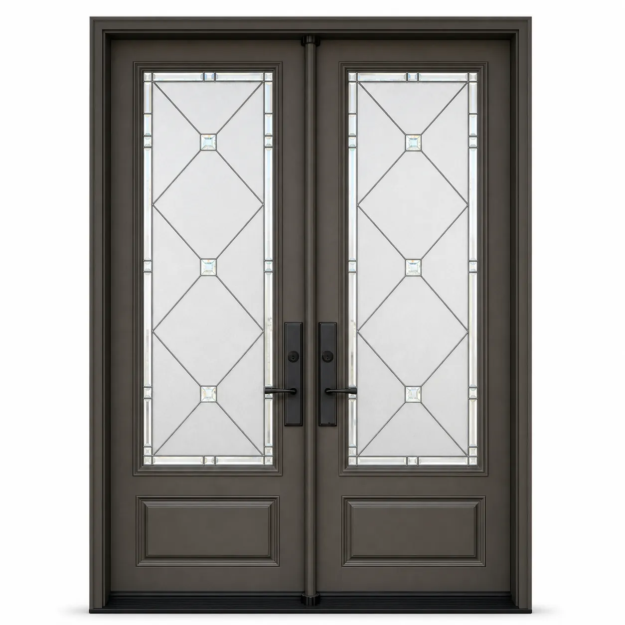 F49-V1 Amazon white background F49-V1 fiberglass entry door Amazon white background