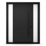 F50-V2 fiberglass entry door Amazon white background