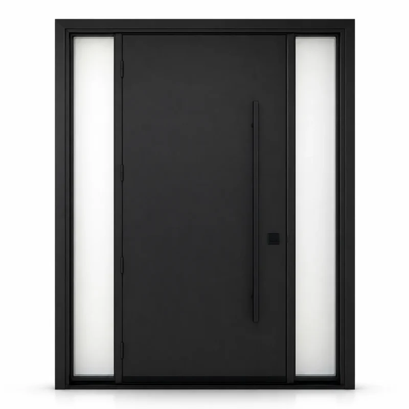 F50-V2 fiberglass entry door Amazon white background