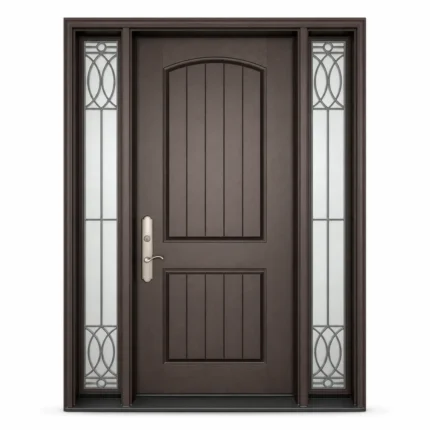 F53-MFD003 fiberglass entry door Amazon white background