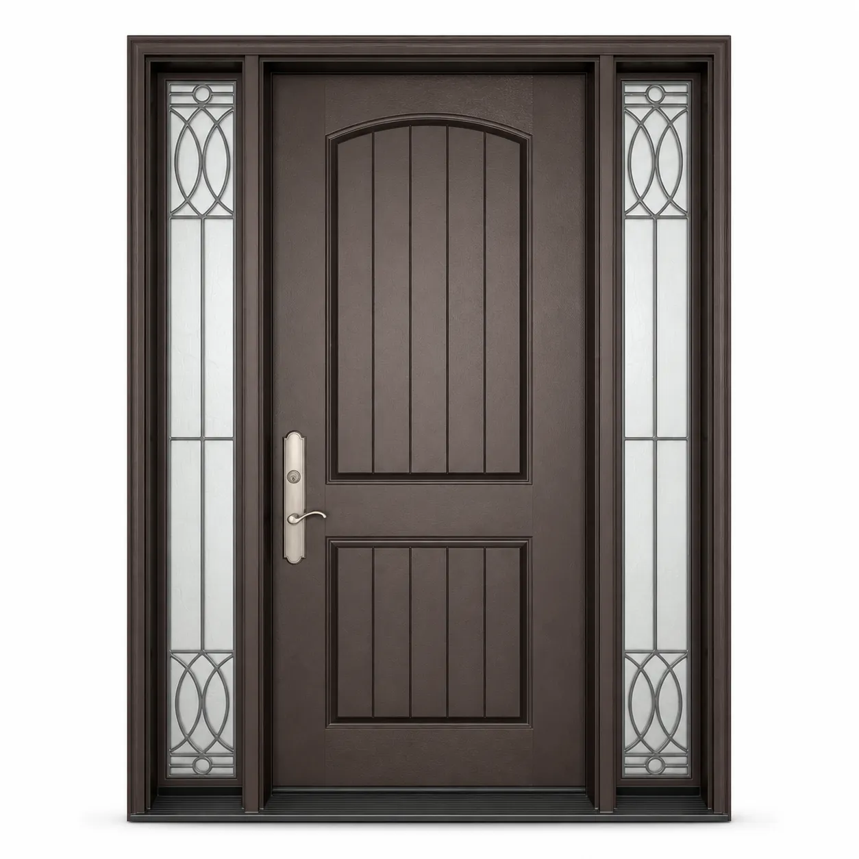 F53-MFD003 Amazon white background F53-MFD003 fiberglass entry door Amazon white background