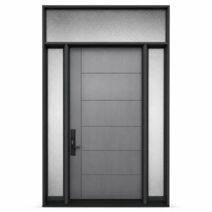 F56-MFD076 fiberglass entry door Amazon white background