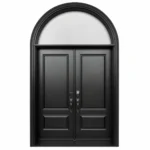 F57-V1 fiberglass entry door Amazon white background