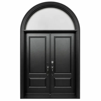 F57-V1 fiberglass entry door Amazon white background