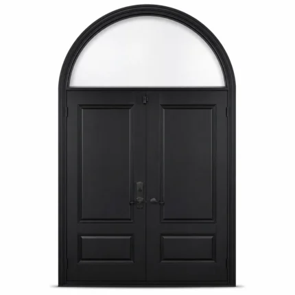 F57-V2 fiberglass entry door Amazon white background