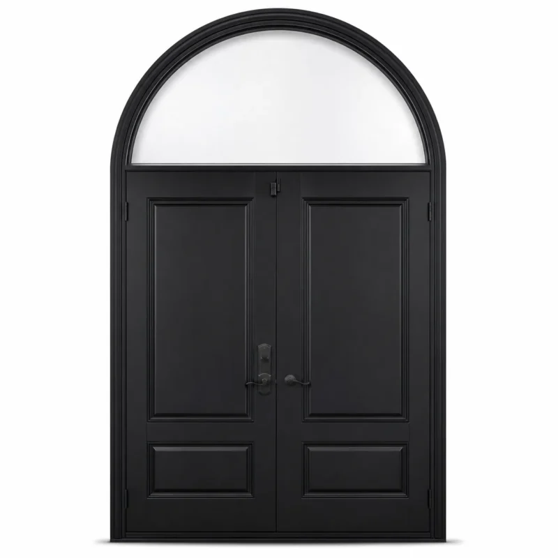 F57-V2 fiberglass entry door Amazon white background