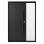 F58-V2 fiberglass entry door Amazon white background
