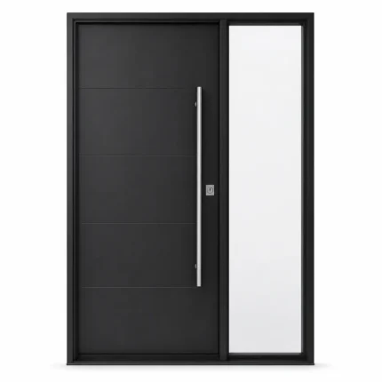 F58-V2 fiberglass entry door Amazon white background