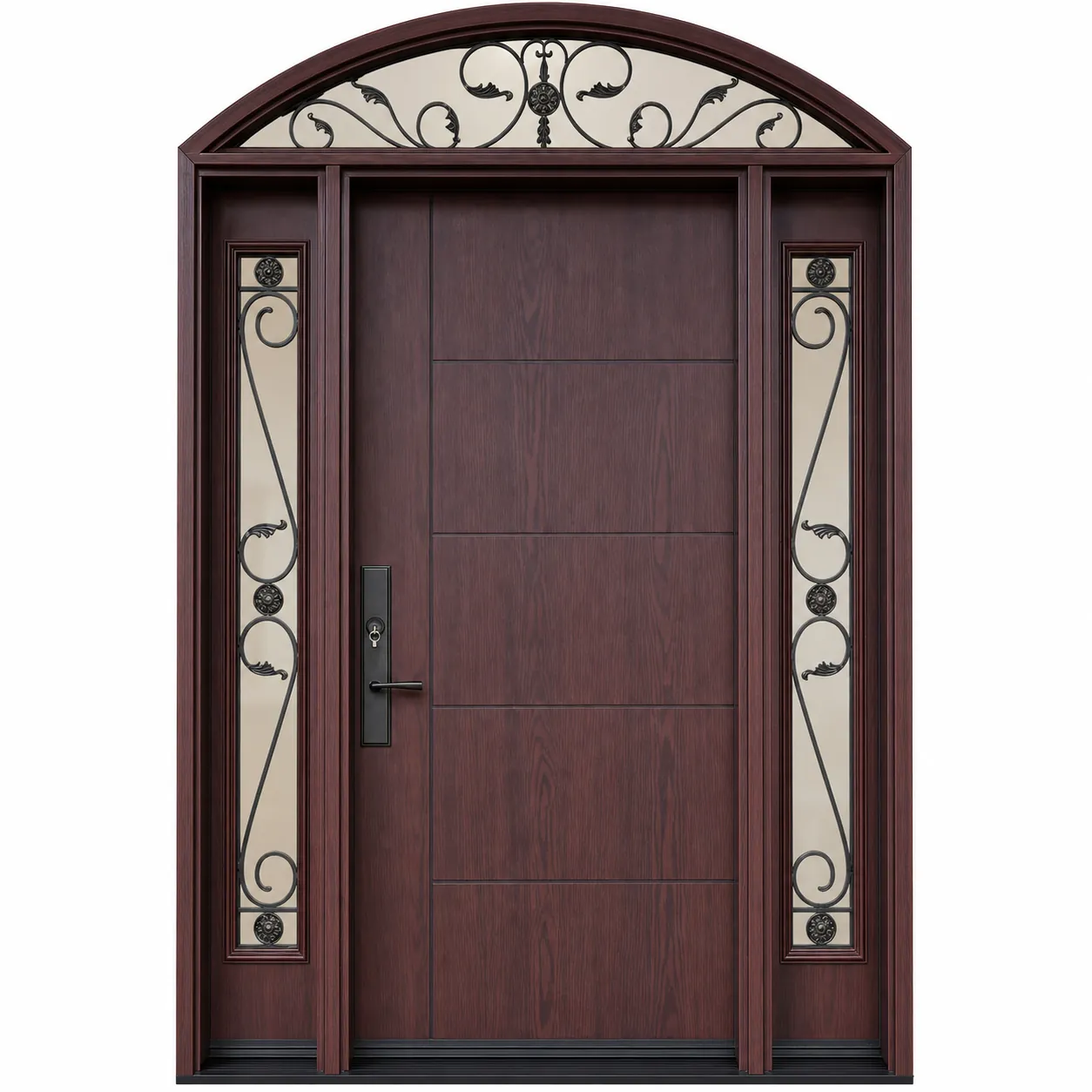 F6-MFD066 Amazon white background F6-MFD066 fiberglass entry door Amazon white background