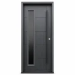 F65-V1 fiberglass entry door Amazon white background